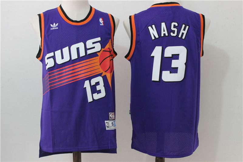 Men Phoenix Suns #13 Nash Purple Adidas NBA Jerseys->minnesota timberwolves->NBA Jersey